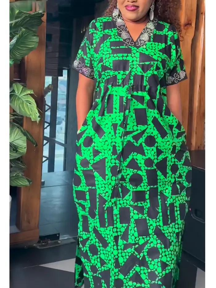 Robes africaines pour femmes élégantes, mode d'été musulmane, Kaftan Abayas Boubou, Dashiki Ankara, 