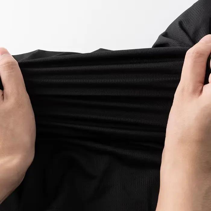 T-shirt de course à manches courtes pour hommes, haut fin, séchage rapide, respirant, fitness, sport