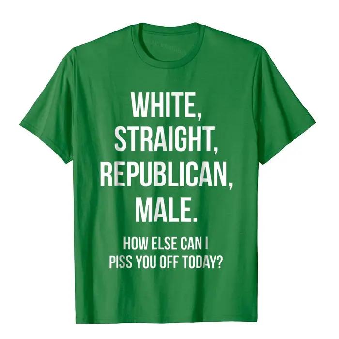 T-shirt imprimé en coton pour hommes, blanc, droit, humoristique, marque de dessin animé