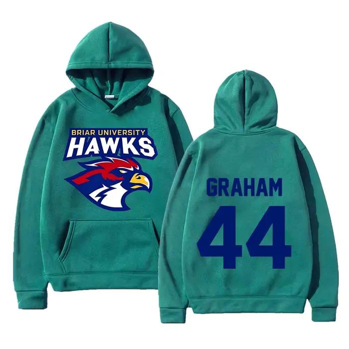 Sweat-shirts à capuche unisexes Off Campus Briar University Hockey, décontractés, amples, style stre