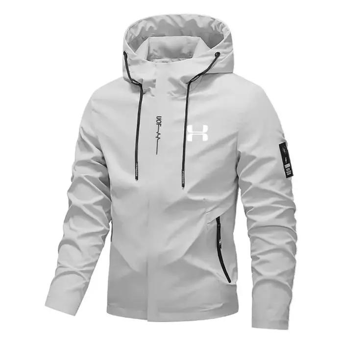 Veste à capuche streetwear pour homme printemps-automne 2026 – Nouvelle veste décontractée zippée am