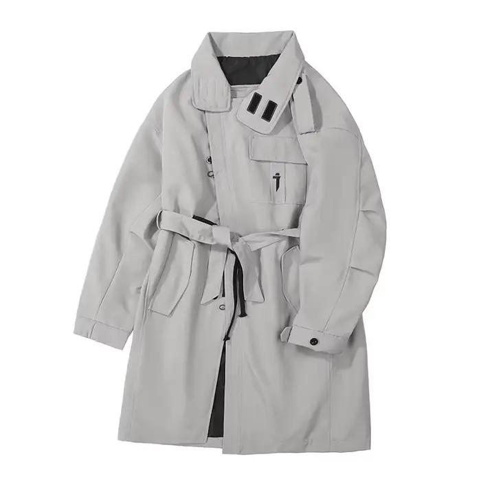 11 BYBB'S DARK – Trench-coat tactique pour homme, manteaux longs, coupe-vent, ample, Punk, fonctionn