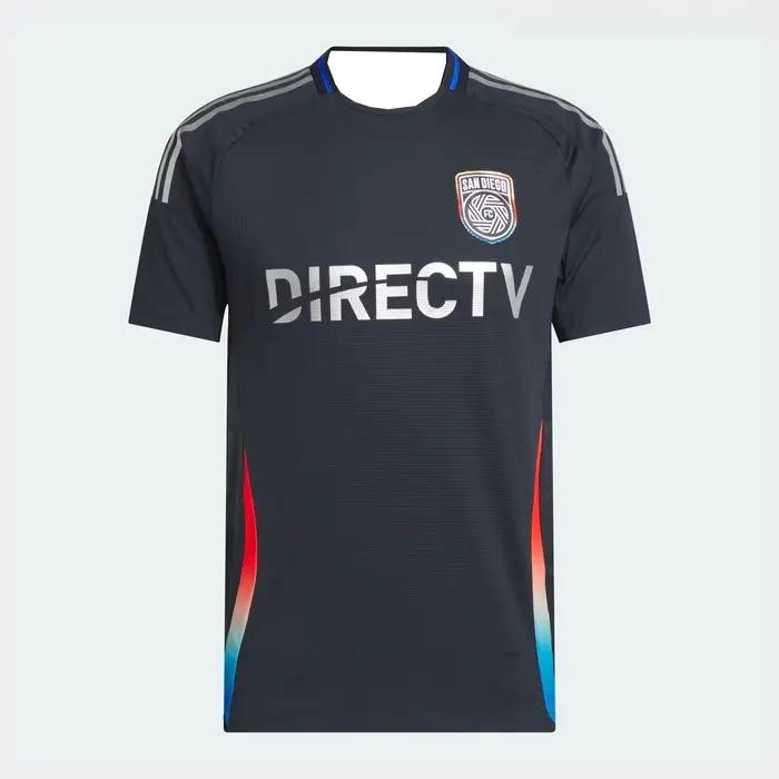 Maillot de football San Diego FC 2025/26, version fan, domicile extérieur, pour homme, MLS, dégradé 
