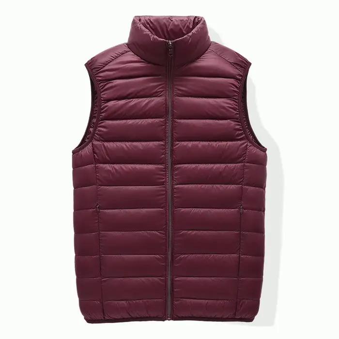Veste bouffante sans manches pour hommes, manteau léger, résistant à l'eau, pliable, nouvelle collec