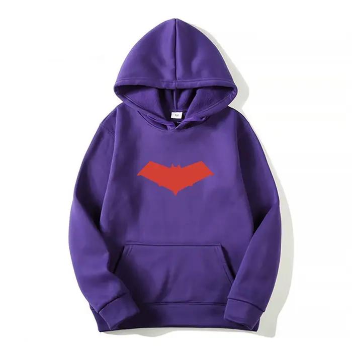 Popfunk-Sweats à capuche classiques Red Hood, Sweats à capuche Smile Hero, Manches longues, Champion