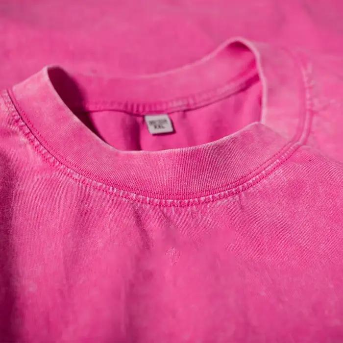 T-shirts sur mesure pour hommes, T-shirt vintage délavé oversize, Tee-shirt streetwear pour femmes, 
