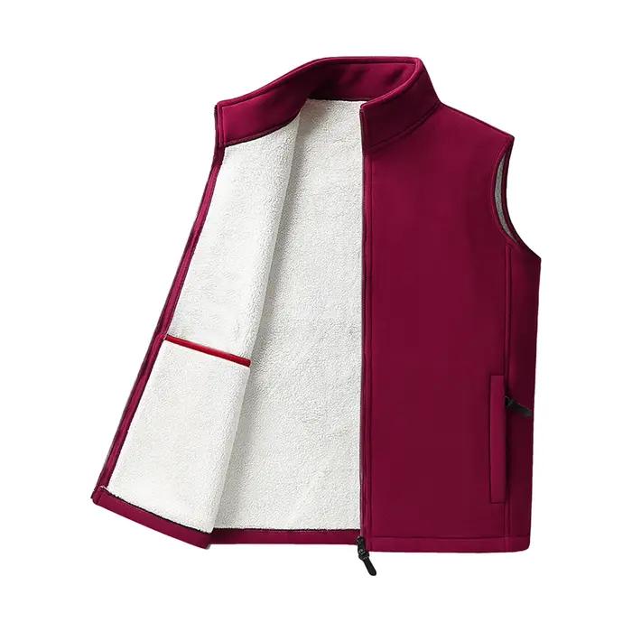 Gilets Polar Smile pour hommes, gilet cargo multi-poches, chaud, coupe-vent, glacé, extérieur, unise