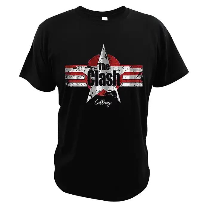 T-Shirt pour Homme, 100% Coton, Décontracté et Respirant, Vêtement de Style Punk Rock, Taille Europé