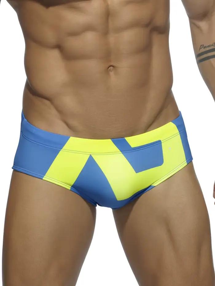 Sous-vêtements triangulaires à cordon de serrage pour hommes, maillots de bain pour hommes, shorts d