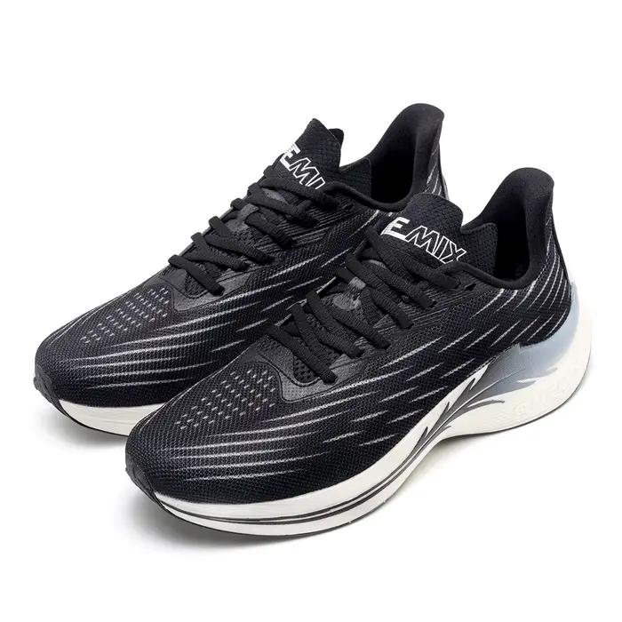 ONEMIX respirant maille chaussures de course amorti sans lacet chaussures de Sport décontracté doux 
