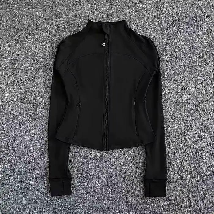 Veste de sport haut de gamme pour femmes, pour course à pied, fitness, exercice, avec col montant, m