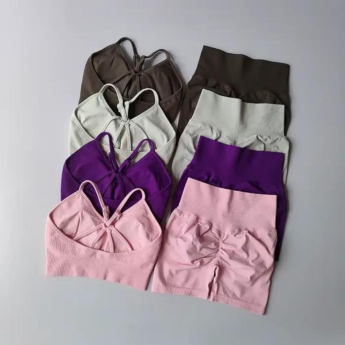 Ensemble de levage de fesses pour femmes, short de Fitness, élastique, respirant, séchage rapide, so