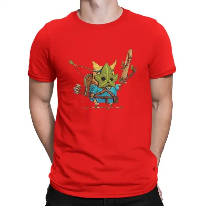 Z-helpda-T-shirt à col rond en pur coton pour hommes, Korok, cadeaux d'anniversaire distinctifs, vêt