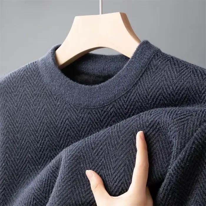 Cachemire mélange Pull hommes Pull Homme automne hiver Sweter mâle vêtements Sueter Hombre Homme Pul