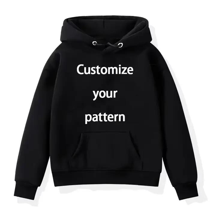 Personnalisez Votre Logo Motif Vêtements Enfants Fille Garçon DIY Amusant Décontracté Automne Hiver 