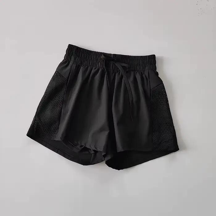 Shorts de yoga respirants à séchage rapide pour femmes, shorts de course décontractés, shorts d'entr