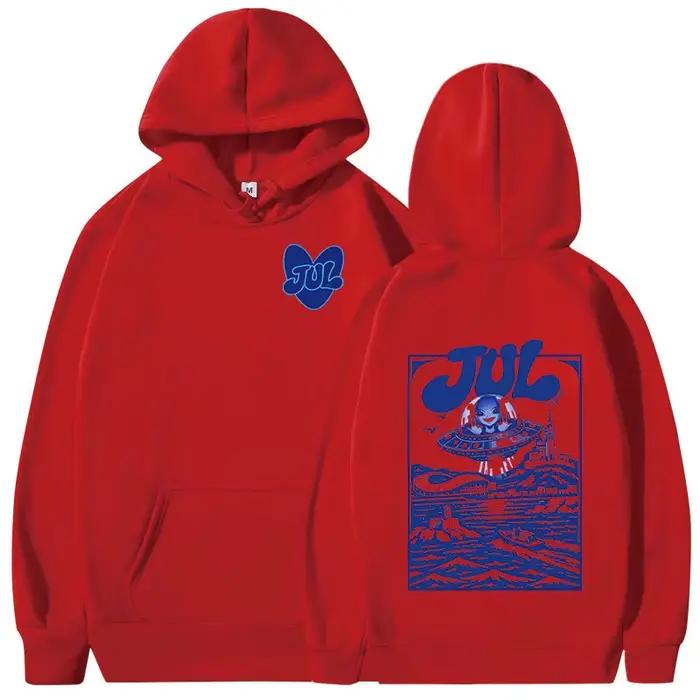 Sweat-shirts à capuche JUL pour hommes et femmes, vêtements de mode Hip Hop, manches longues, vestes