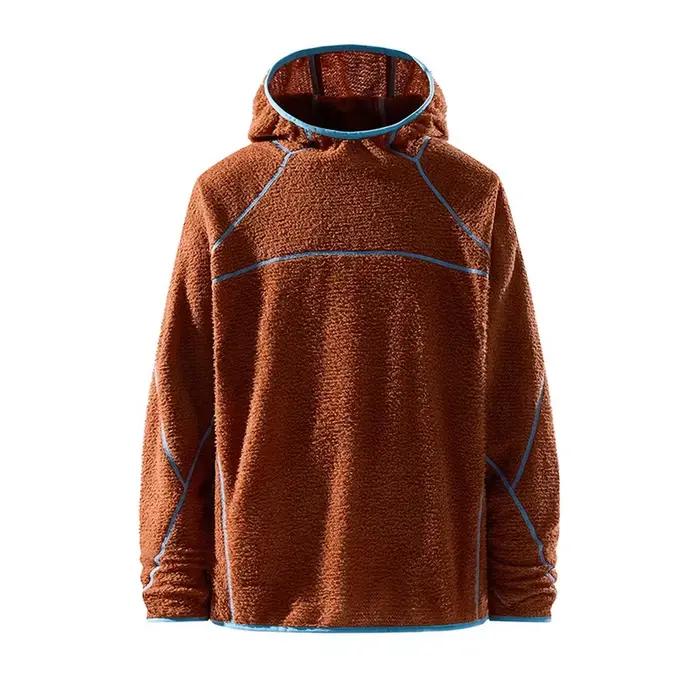 Nouveau sweat à capuche 2025 hiver léger ultra-léger sweat à capuche chaud unisexe couleur unie épai