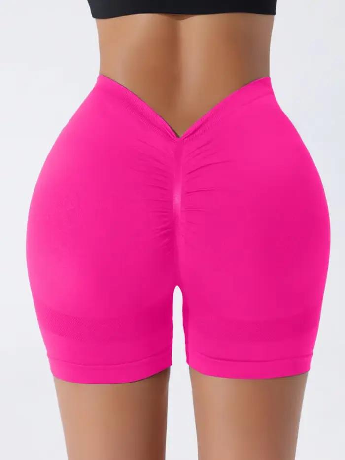 Short de Yoga taille haute sans couture d'Europe et d'amérique, pantalon de Fitness pour le serrage 
