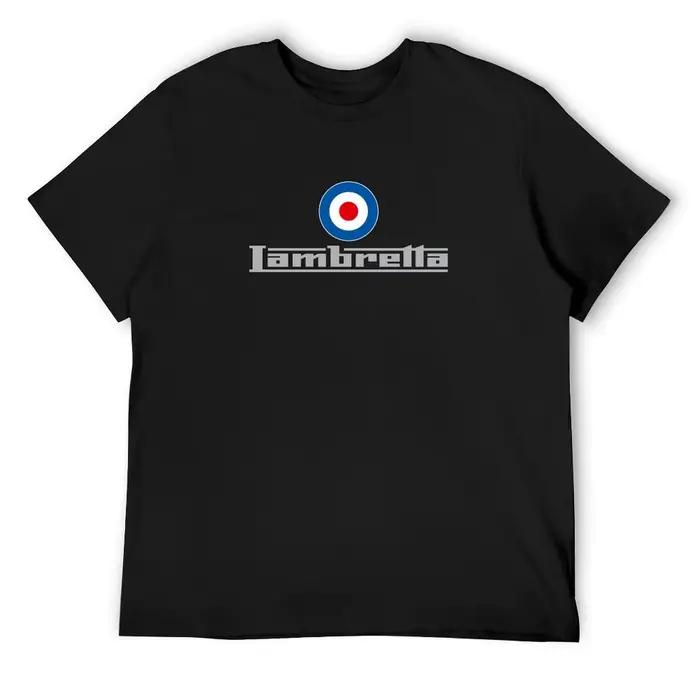 Logo Lambretta avec cible T-Shirt surdimensionné t-shirts homme chemise d'été vêtements d'été vêteme