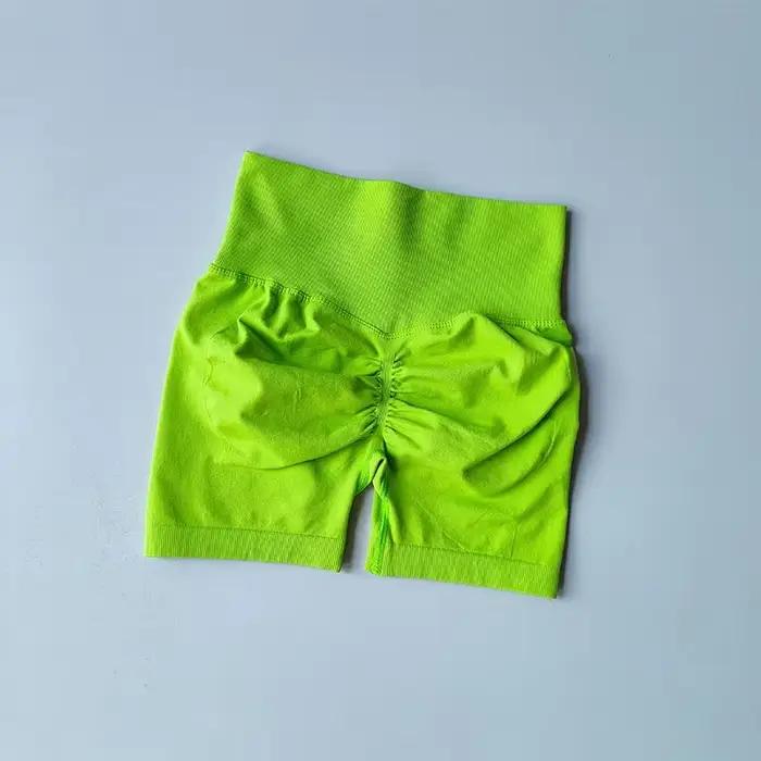 Short de sport de levage de hanche pêche pour femmes, taille haute et serrage de la taille, aminciss