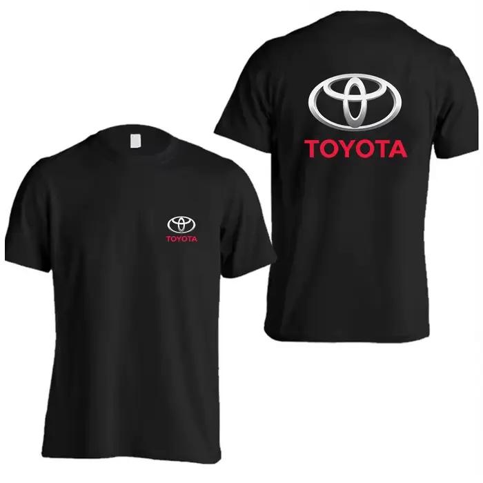T-shirt d'été à manches courtes pour hommes et femmes, avec logo de l'équipe de course Toyota, nouve