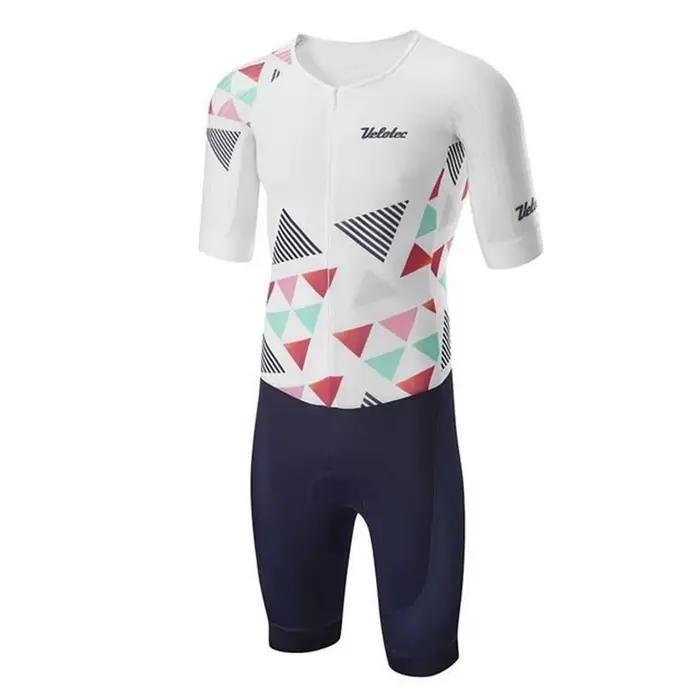 Velotec – combinaison de cyclisme à manches courtes pour homme, tenue de sport en plein air, Triathl