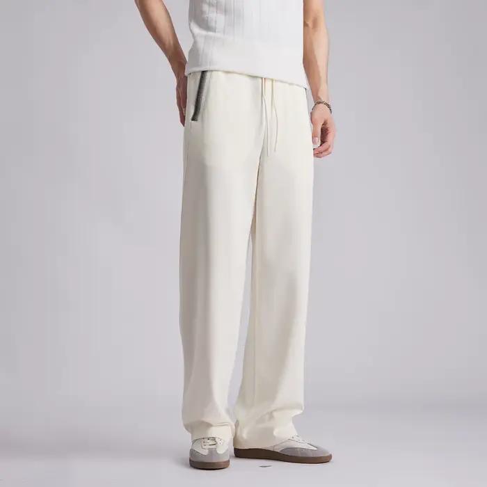Pantalon de jogging en coton Mamba 260 GSM pour homme, style japonais, coupe ample, taille élastique