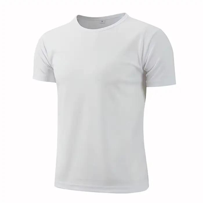 Hommes femmes séchage rapide à manches courtes Sport T-Shirt maillots de gymnastique Fitness chemise