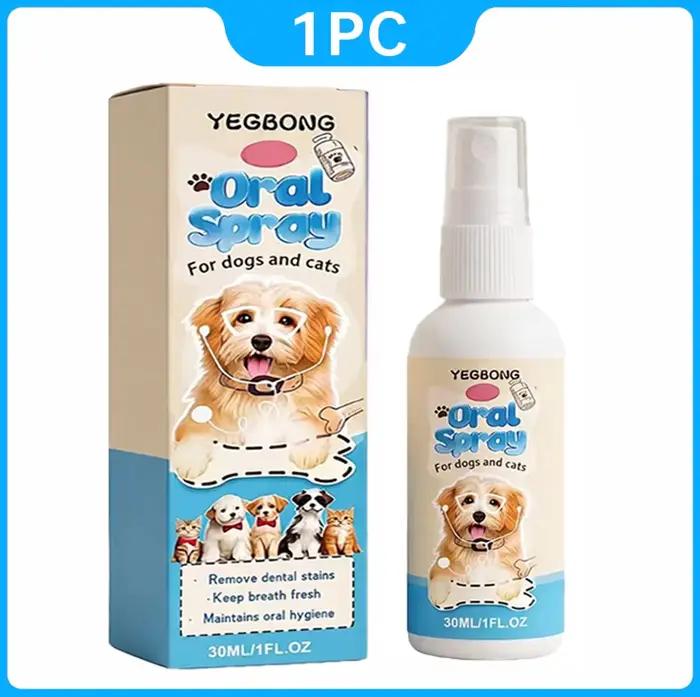 Spray buccal pour animaux de compagnie de qualité vétérinaire, contrôle de la mauvaise haleine et du