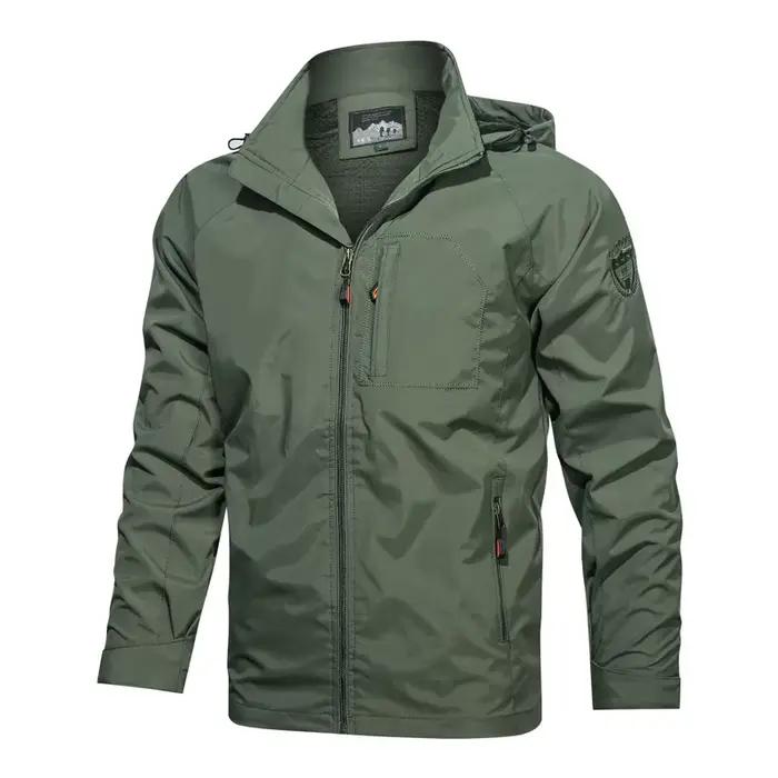 Vestes décontractées pour homme 2024, manteau de sport, veste coupe-vent à capuche pour le printemps