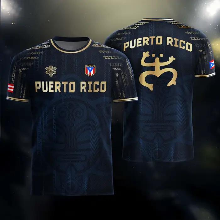 Maillot de football portoricain pour enfant/enfants, maillot de football Porto Rico, maillot de foot
