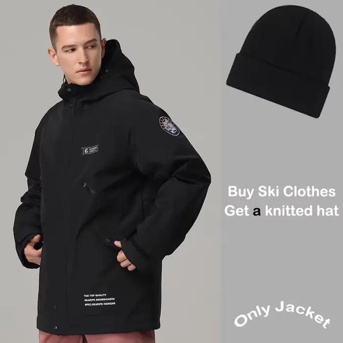 Manteaux de Ski hiver chaud femme hommes survêtement à capuche 2025 Sport Snowboard vestes montagne 