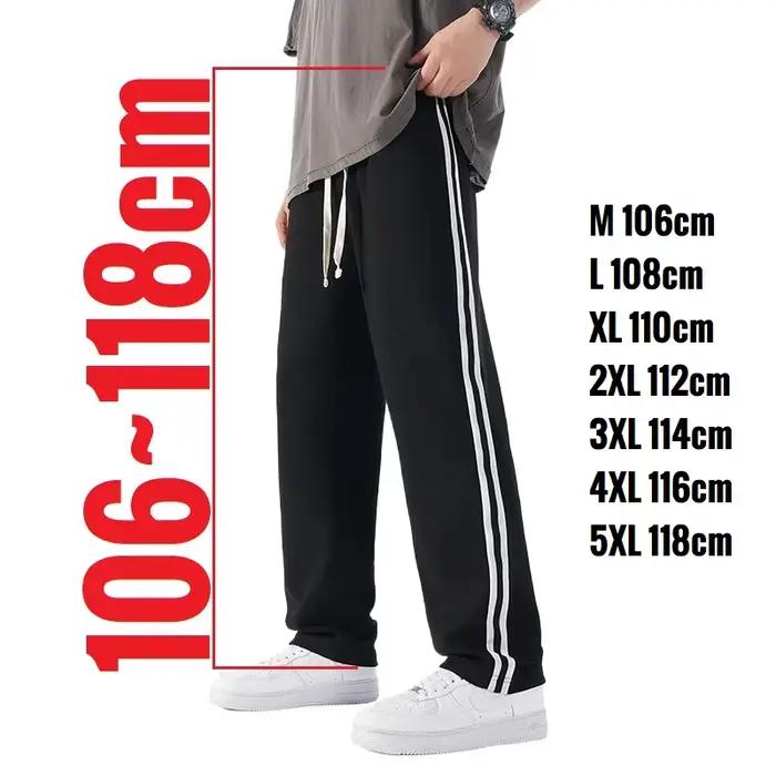 Pantalon de jogging droit à jambes larges pour homme, 190cm de haut, Extra Long, longueur 115 2m 200