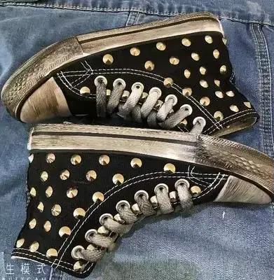 Chaussures en toile de style personnalisé pour hommes et femmes, chaussures de sport décontractées i