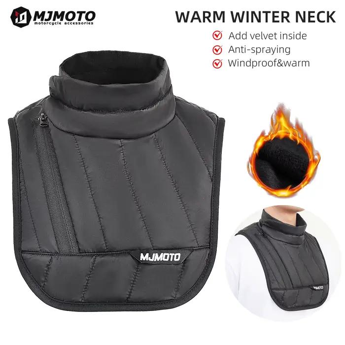 Écharpe thermique imperméable pour moto, coupe-vent, chaud, poitrine, cou, protecteur, bavoirs, hive