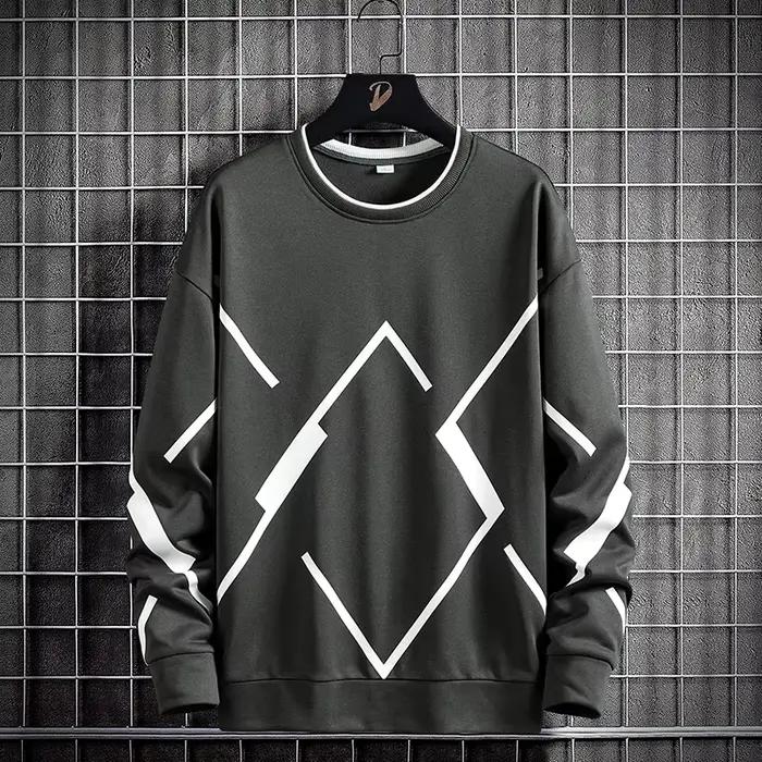 Sweat-shirt à manches longues pour homme, grande taille 5XL 6XL 7XL 8XL, mode Hip Hop, Streetwear, v