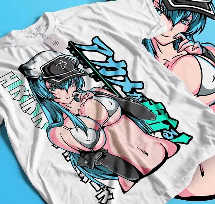 Akame ga Kill! T-shirt Nouveau Modèle pour Amateurs d'Anime, Vêtements Oversize Toutes Saisons, Unis