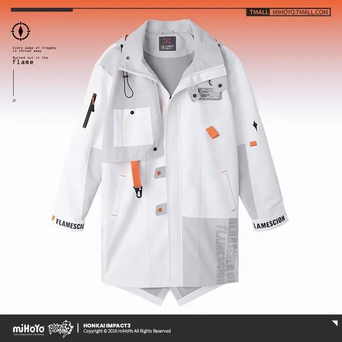 Honkai Impact 3 Kiana · Kaslana, veste d'hiver pour Couple, manteau Herrscher of Flamescion, Trench 