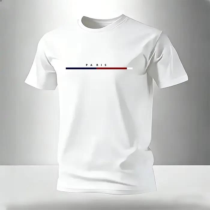 Ensemble de survêtement décontracté pour homme, col rond, manches courtes, pour le sport quotidien, 