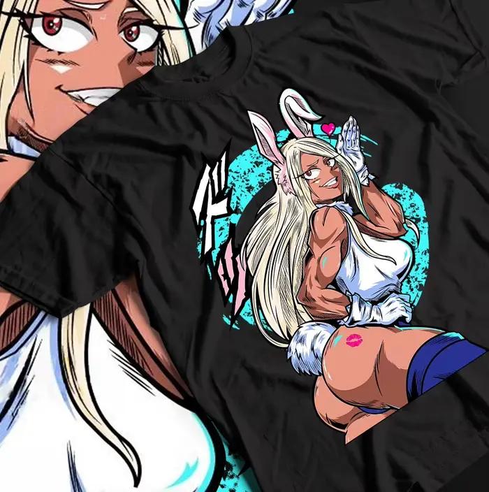 T-shirt unisexe Rabbit Hero Mirko, Rumi Usagiyama, Miruko, My Hero, Boku No Hero