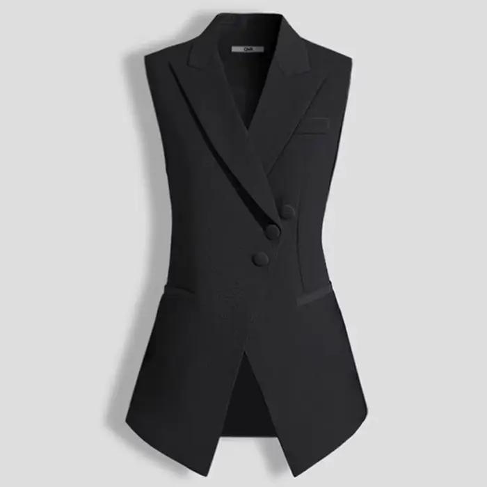 Costume gilet femme gilet veste 2025 printemps automne nouveaux hauts sans manches haut de gamme tai