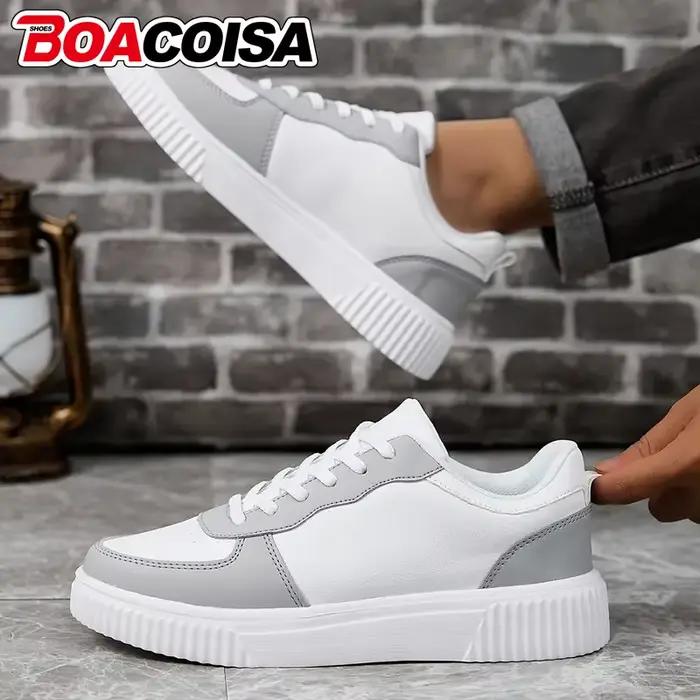 Chaussures décontractées pour femmes respirant marche chaussures plates baskets blanc chaussures fem