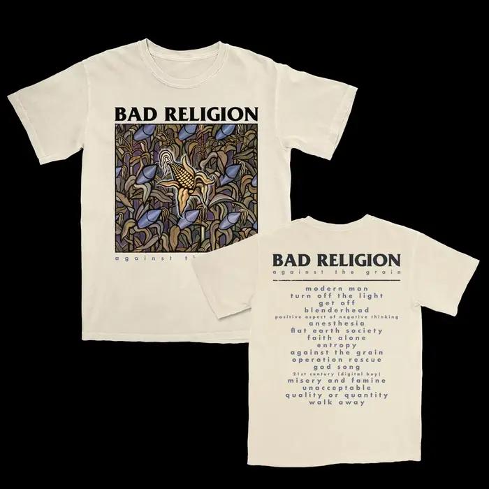 T-shirt vintage Bad Religion, décontracté pour l'été, streetwear homme, coton, punk rock, t-shirt am