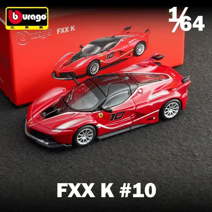 Modèle de voiture miniature Bburago, échelle 1/64, en alliage, simulation de voiture de sport Ferrar