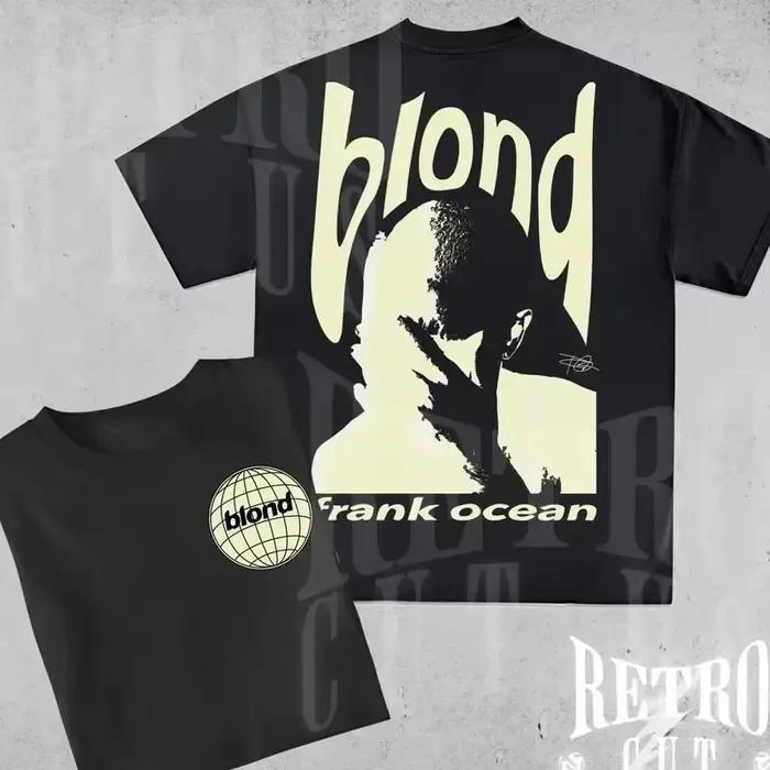 Rappeur Frank rétro graphique T-shirt hommes femmes Hip Hop océan Album vêtements T-Shirts Y2k unise