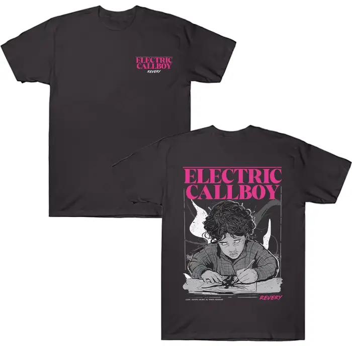 Callboy électrique Revery Paint T-Shirts mode haut imprimé t-shirt été nouveau léger et mince hommes