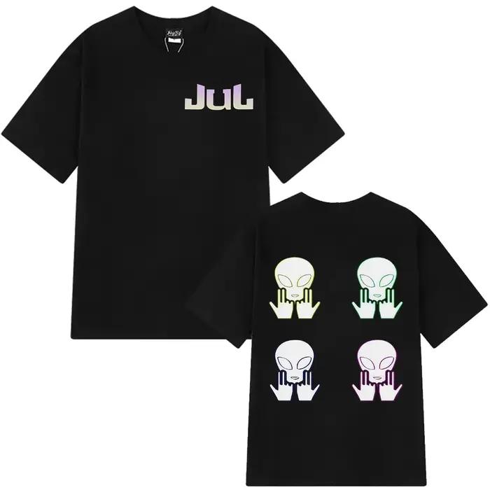 T-shirt imprimé graphique Rapper Jul pour hommes et femmes, vêtements d'été en coton Y2K, mode Hip H