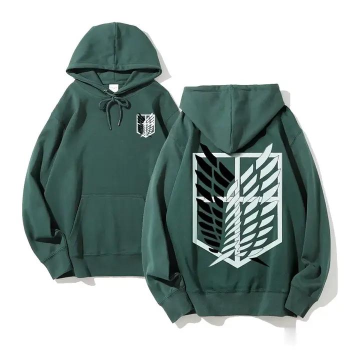 Attaque sur Titan sweat à capuche Anime sweat Cosplay hommes femmes décontracté coton Streetwear 202