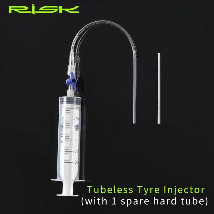 Risque RL225 vélo vélo Tubeless pneu scellant injecteur outil d'injection seringue Schrader Presta V